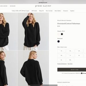 JENNI KAYNE OVERSIZED COTTON FISHERMAN/NEW